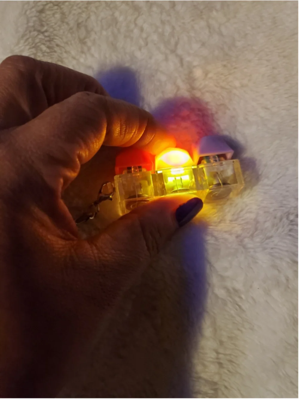 New light up clicker, keychain relax your mind with AMRS sounds